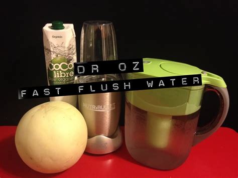 dr oz fast flush water nutribullet recipe edition from the 2 day holiday detox youtube