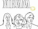 Nirvana sketch template