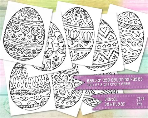 printable easter egg coloring pages mom wife busy life