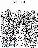 Coloring Medusa Snake Pages Hairs Drawing Hades Netart Getdrawings Greek Book Monster Super Color sketch template