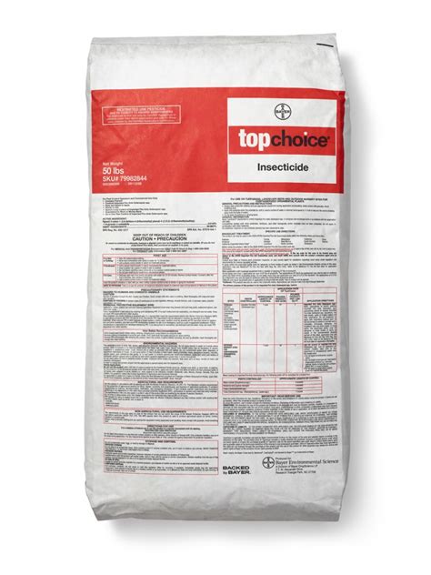topchoice fire ant control with 0 0143 fipronil 50 lbs rup bes 325 653 1300