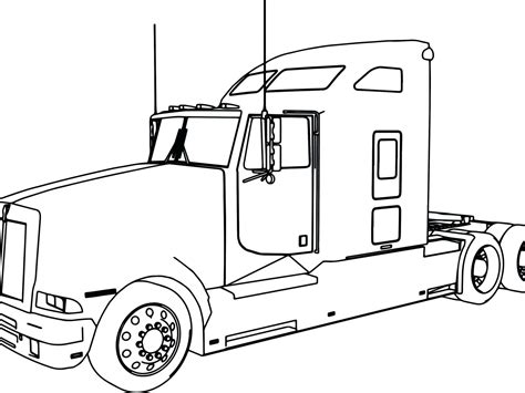 peterbilt drawing  paintingvalleycom explore collection