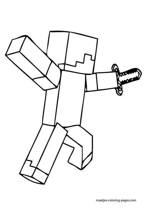 minecraft coloring pages  maatjes coloring pagescom
