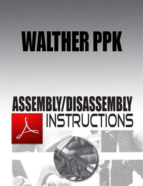 walther ppk assemblydisassembly instructions  gundigest store