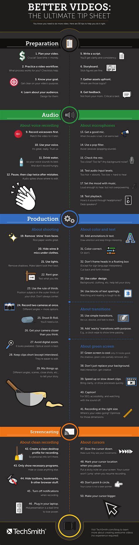 tips  win big  video marketing infographic