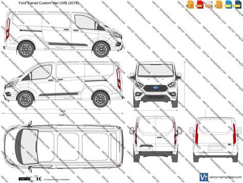 templates cars ford ford transit custom van lh
