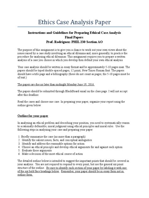 abaeddcfdccceffd ethics case analysis paper