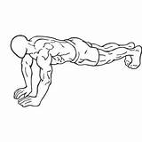 Push Close Ups Wide Exercises Hand Positions Chest Pushups Triceps sketch template