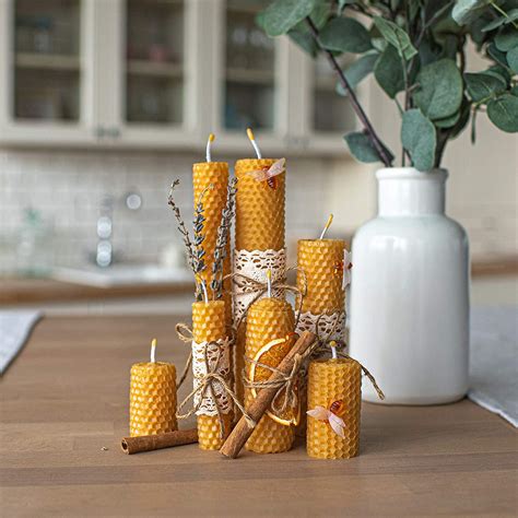 natural beeswax candle making kit