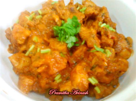 pramitha love cooking chicken  pyaza
