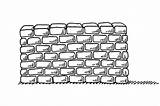 Wall Clipart Brick Bricks Drawing Clip Symbol Stability Clipground Illustration sketch template