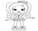 Coloring Pages Dolls Shoppies Chelsea Cheeseburger Printable sketch template