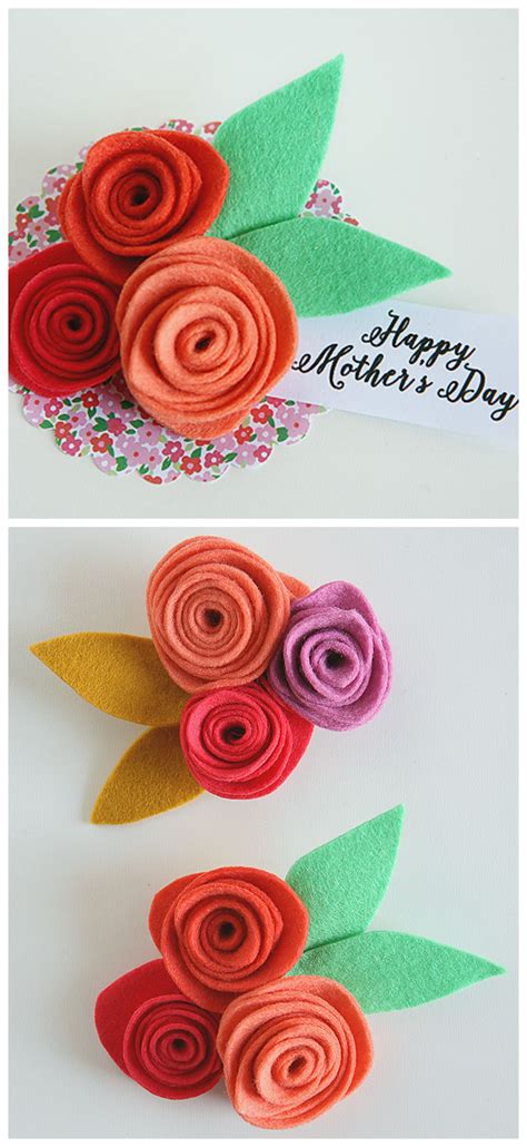 felt flower corsages mother s day ideas mothers day crafts mother s day diy flower corsage