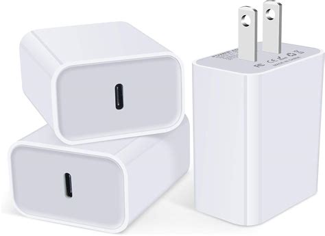 amazoncom usb  chargerw pd fast charger block wall plug type