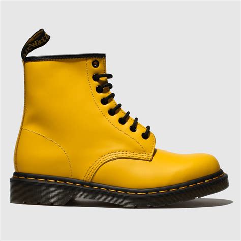 dr martens yellow  boots shoefreak