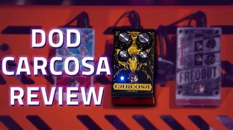 dod carcosa fuzz review demo youtube