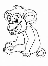 Affe Singe Hellokids Chimpance Affen Ausmalbilder Changos Imprimer Monos Imprimir Imgde Gorilas Ausmalbild Tiere Chachipedia sketch template