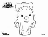 Callie Colorear Oeste Toby Dibujos sketch template