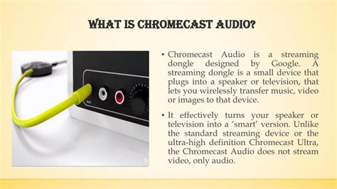 speakers work  chromecast audio powerpoint  id