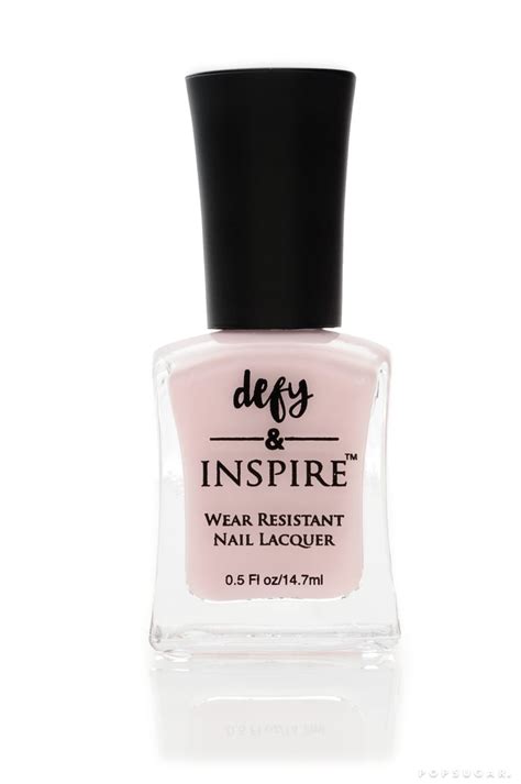 defy and inspire nail lacquer in pinky swear target defy and inspire nail polish popsugar beauty