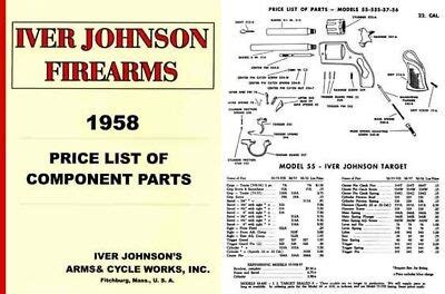 iver johnson  component parts catalog ebay