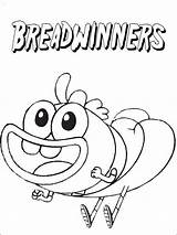 Breadwinners Colouring Websincloud Fargelegge Tegninger Skrive Ut sketch template