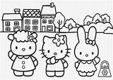 Hello Kitty Coloring Printable Pages Color Print Friends Fit sketch template