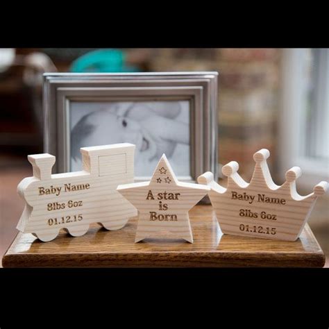 personalised baby wooden keepsake etsy  baby products
