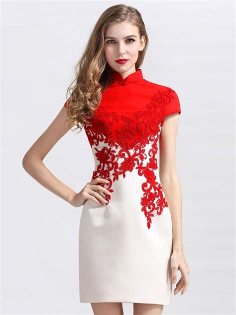 custom tailored qipao cheongsam dress  lace contrast tailored dress lace dress