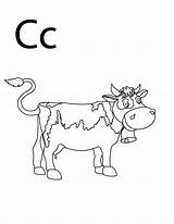Coloring Letter Pages Kids Cow Alphabet Sheets Toddler Lesson Library Clipart Print Clip Line Colouring Crafts Index Gif Craft Counting sketch template