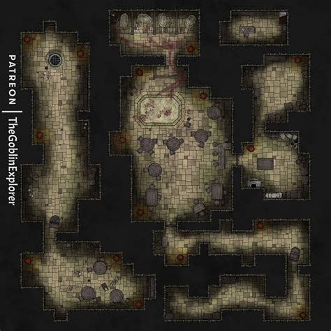 oc battlemap endless dungeon underground tavern level