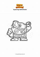 Superzings Waverider sketch template