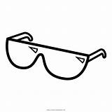 Oculos Colorear Gafas Occhiali Sicurezza Ultracoloringpages sketch template