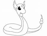Dragonair Dratini Pokémon Tegninger Dragonite Nemme Ponyta Malen Dyr Páginas Tendo Mídia Sido Franquia Poh Criada Pertence Uma ポケモン Mandalaer sketch template