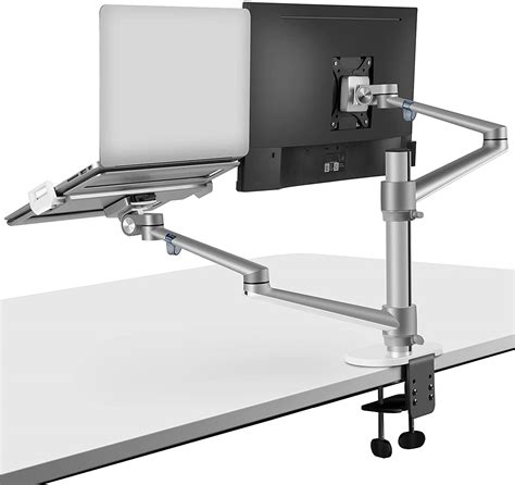 viozon monitor  laptop mount    adjustable dual arm desk mounts single desk arm stand
