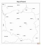 Coloring Poland Map Pages Printable sketch template