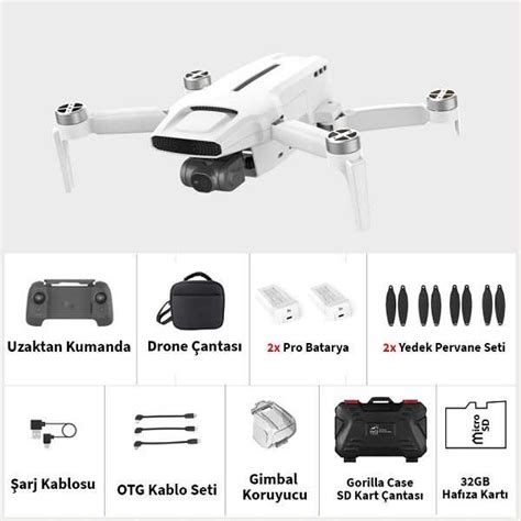 fimi  mini pro combo drone  bataryali set satin al robolink market