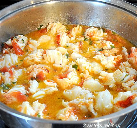 lobster sauce  sisters recipes  anna  liz