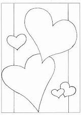 Printable Valentine Cards Coloring Pages Scrapbook Paper sketch template
