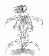 Witchblade sketch template