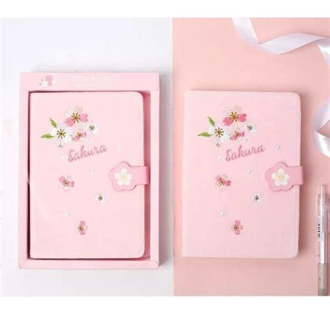 pink notepad printed designer paper diary monthly paper size