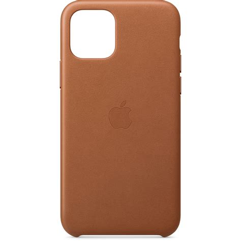 apple leather case  iphone  pro saddle brown mwydzma