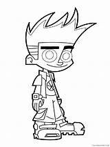 Johnny Test Coloring4free Coloring Printable Pages Film Tv Related Posts sketch template