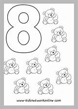 Coloring Number Pages Numbers sketch template
