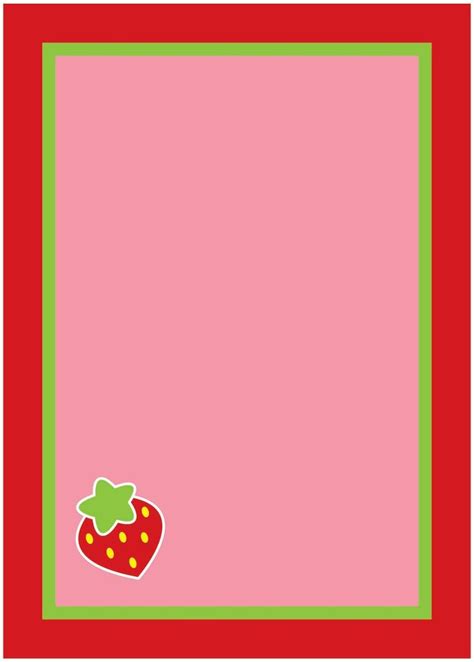 lots  party printables strawberry shortcake party strawberry baby gift tags birthday