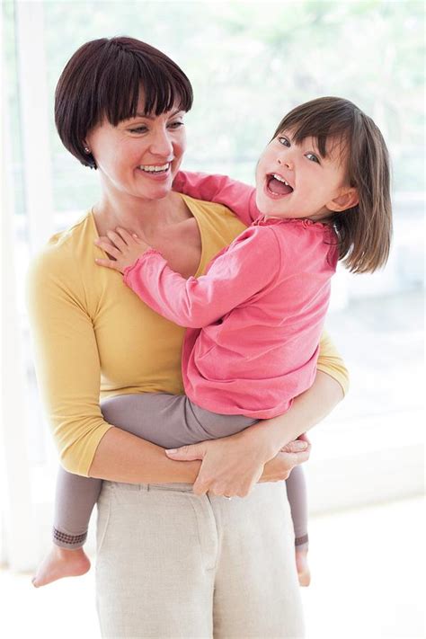 mother and daughter photograph by ian hooton science photo library