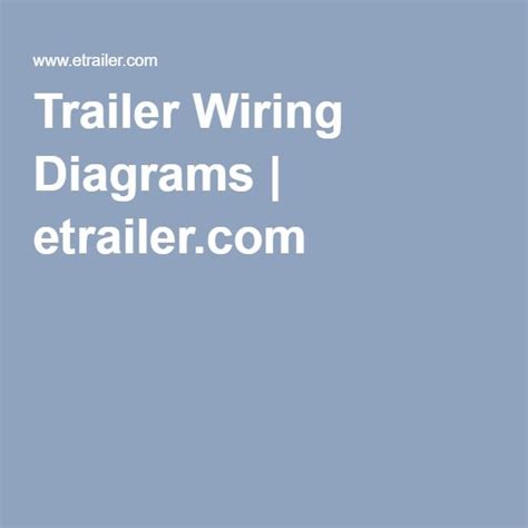 trailer wiring diagrams trailer wiring diagram trailer wire