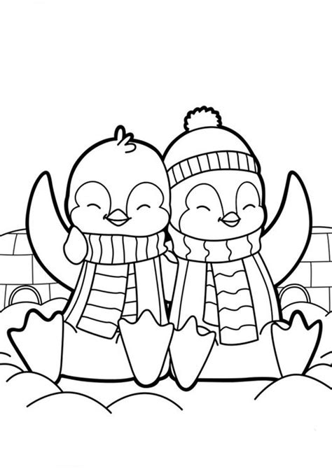 coloring pages printable penguin subeloa
