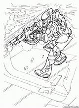 Disegni Colorare Soldat Coloring Robot Zukunft Futur Futuro Robots Spaziale Malvorlagen Soldato Soldado Soldados Guerre Soldati Guerrero Azione Aktion Soldats sketch template