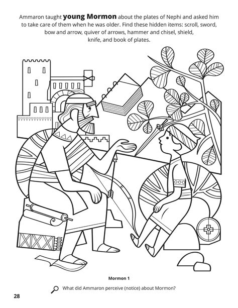 coloring pages  nephi  lehi printable coloring pages
